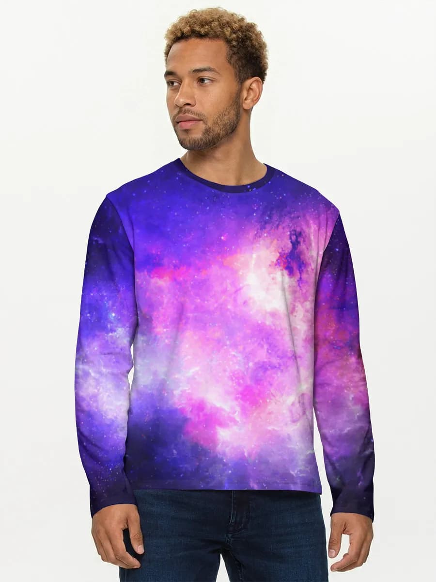 Men's cotton long sleeve shirt
