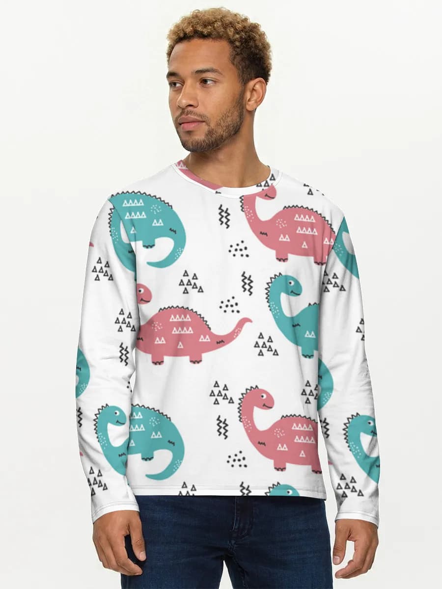 Men's cotton long sleeve shirt