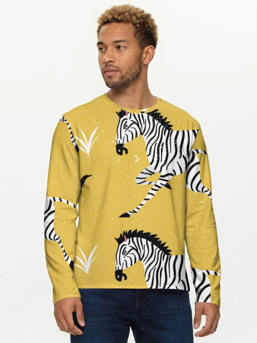 Men's cotton long sleeve shirt