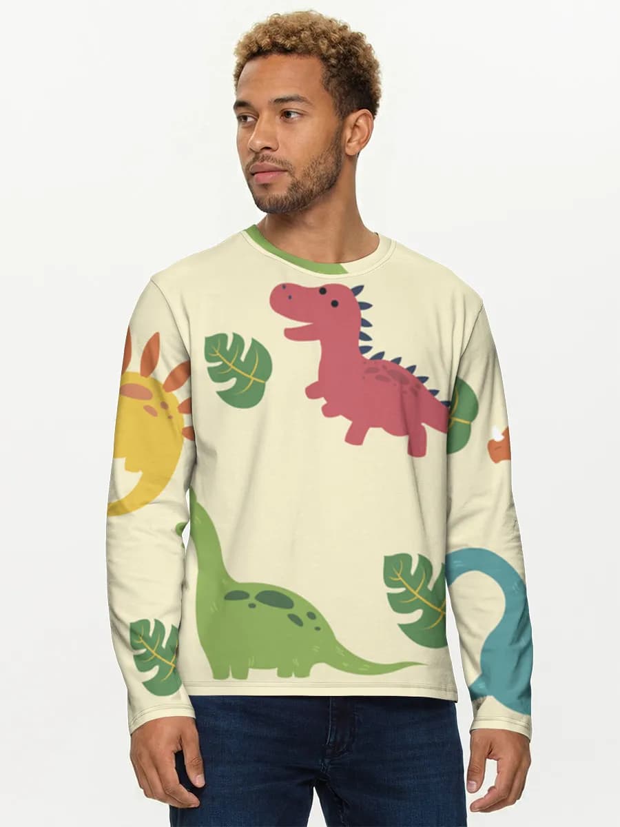 T-shirt Coton Manches Longues Homme