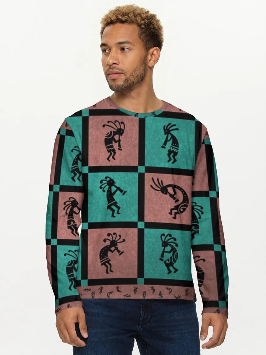 T-shirt Coton Manches Longues Homme