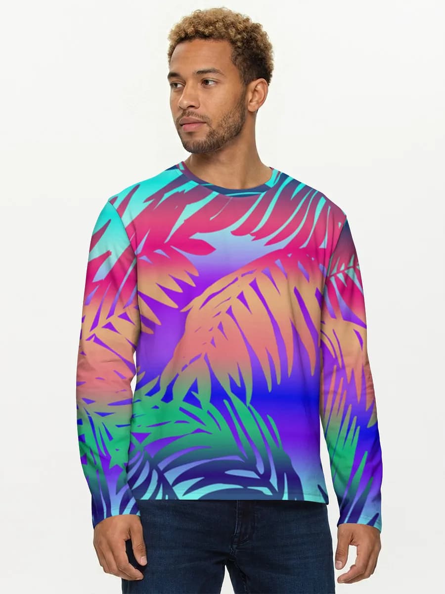 Men's cotton long sleeve shirt