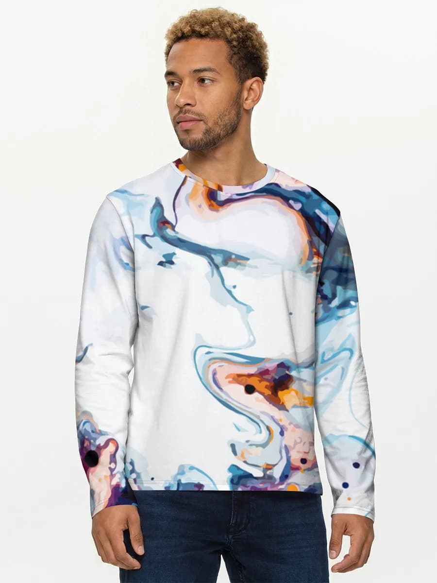 Men's cotton long sleeve shirt