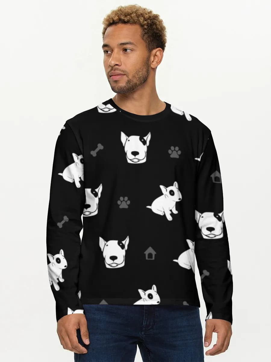 Men's cotton long sleeve shirt