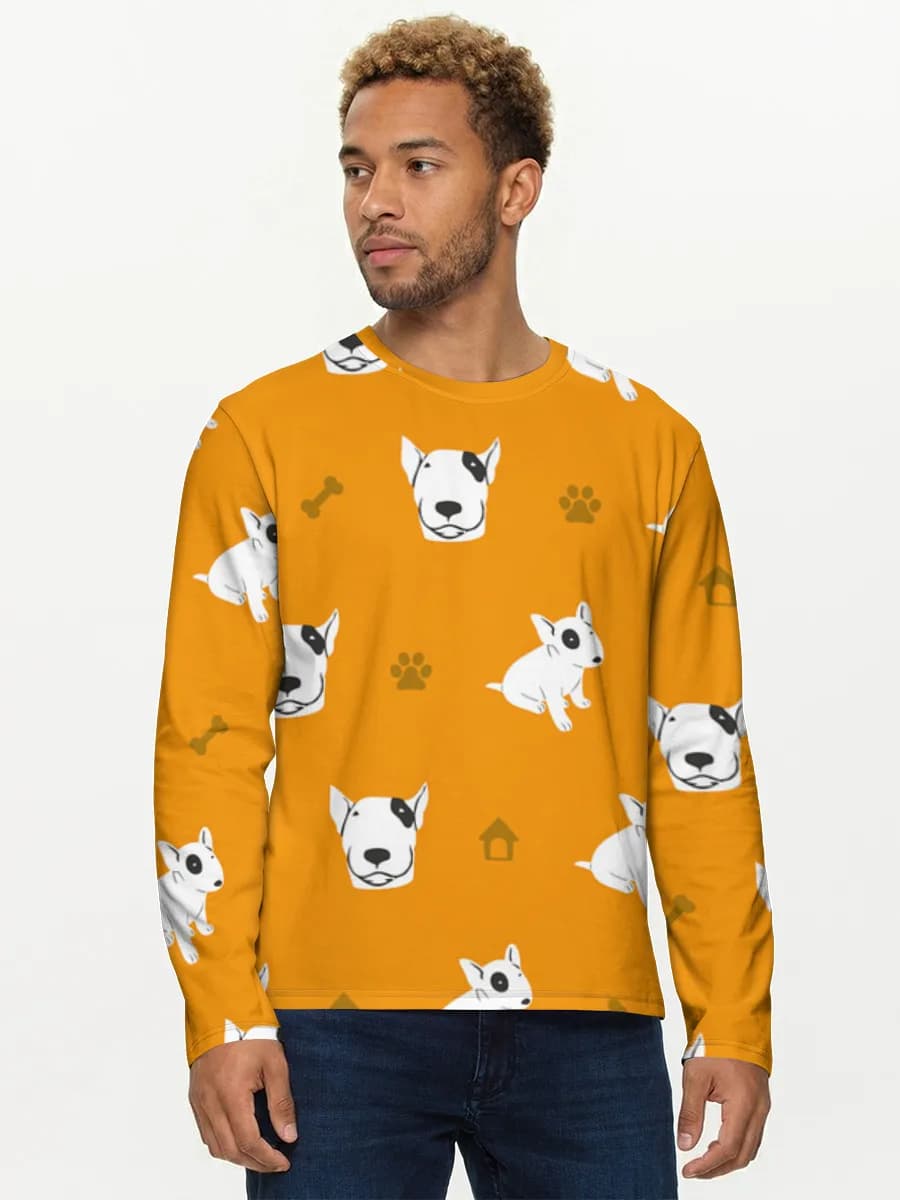Men's cotton long sleeve shirt