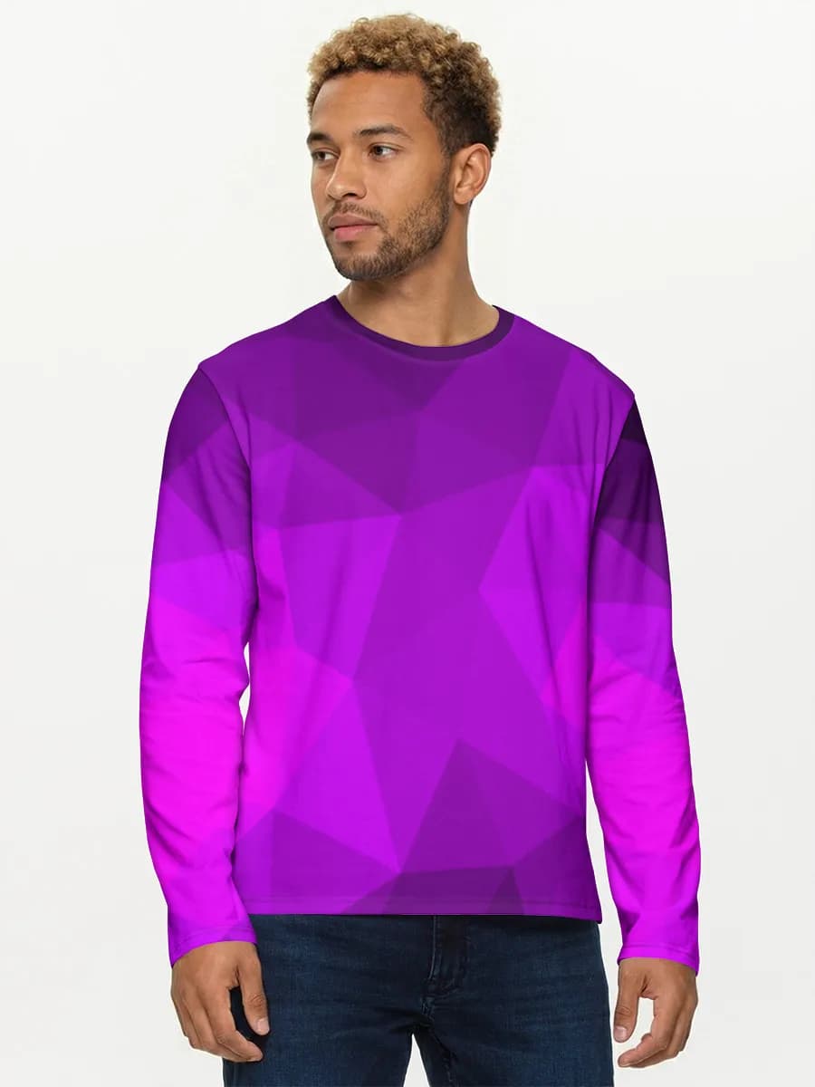 Men's cotton long sleeve shirt
