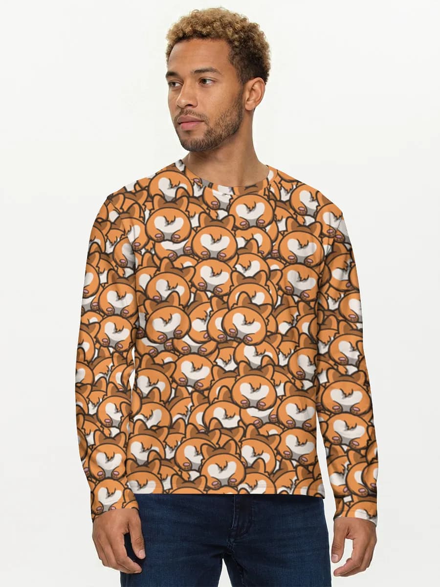 Men's cotton long sleeve shirt