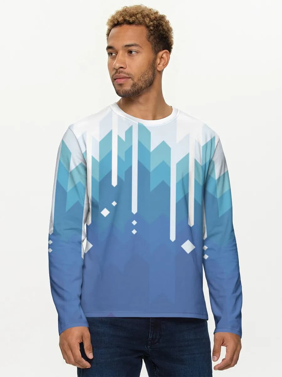 Men's cotton long sleeve shirt