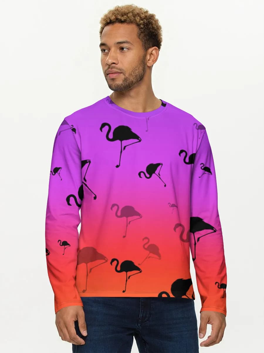 Men's cotton long sleeve shirt