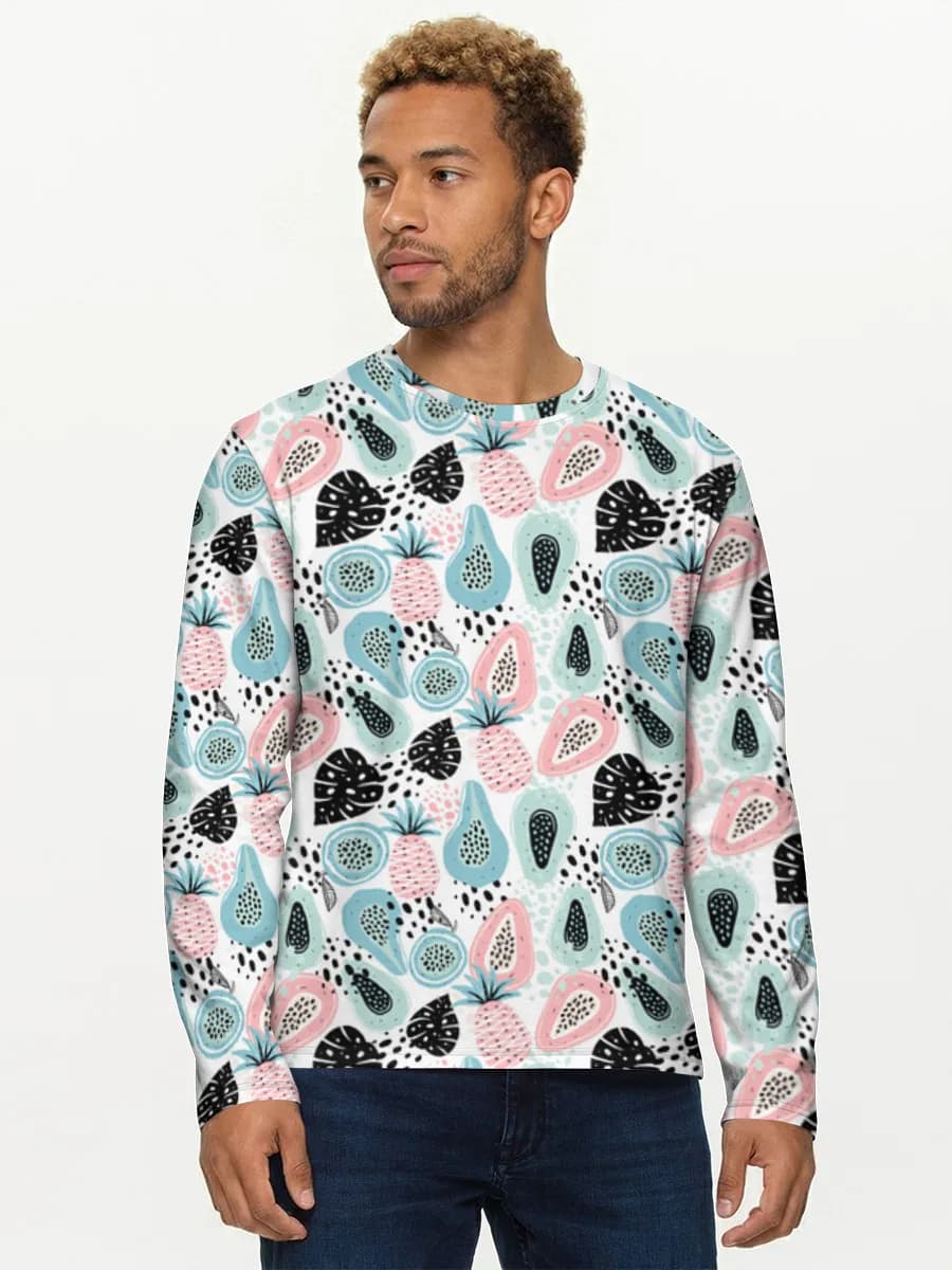 Men's cotton long sleeve shirt