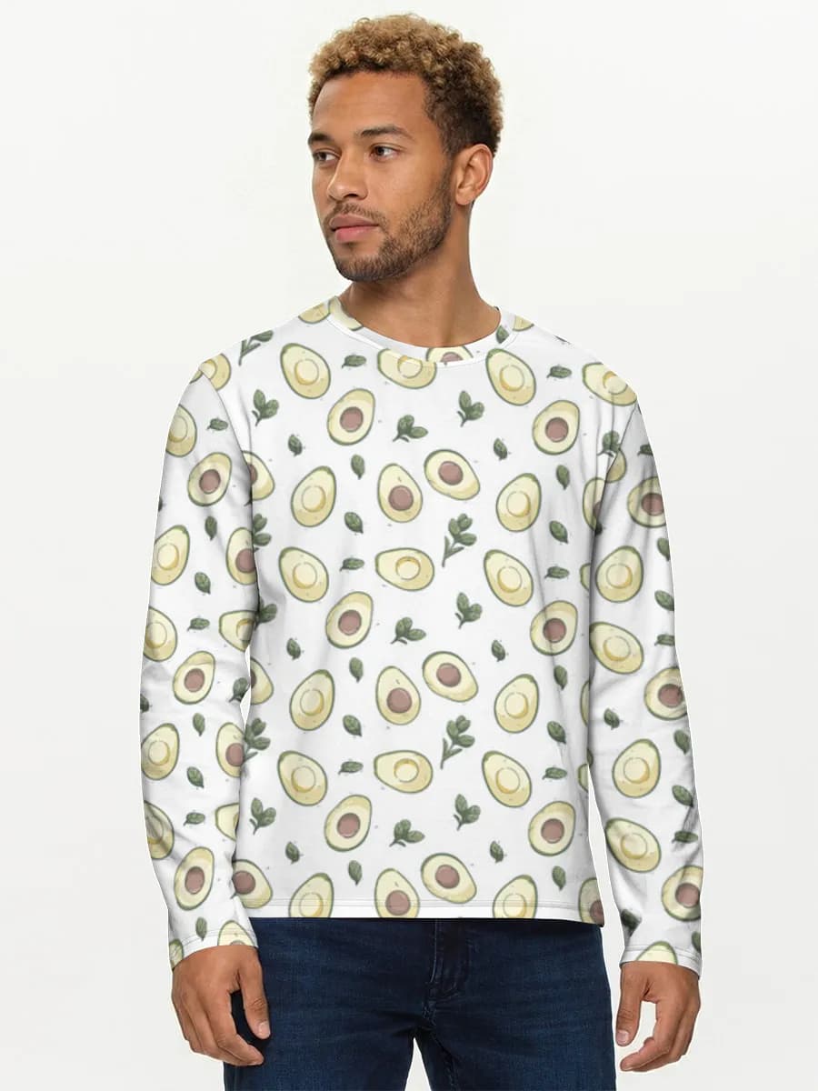 Camisa de manga larga de algodón para hombre