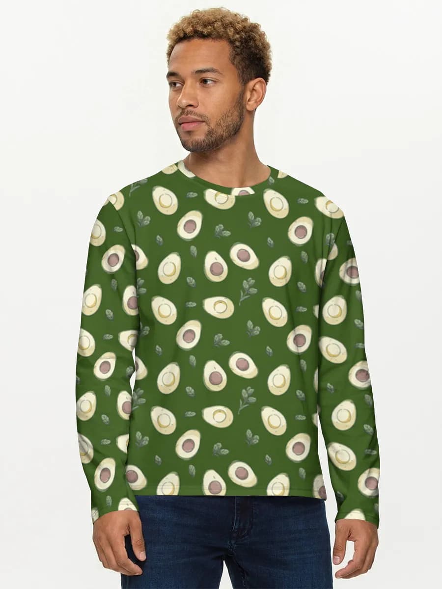 T-shirt Coton Manches Longues Homme
