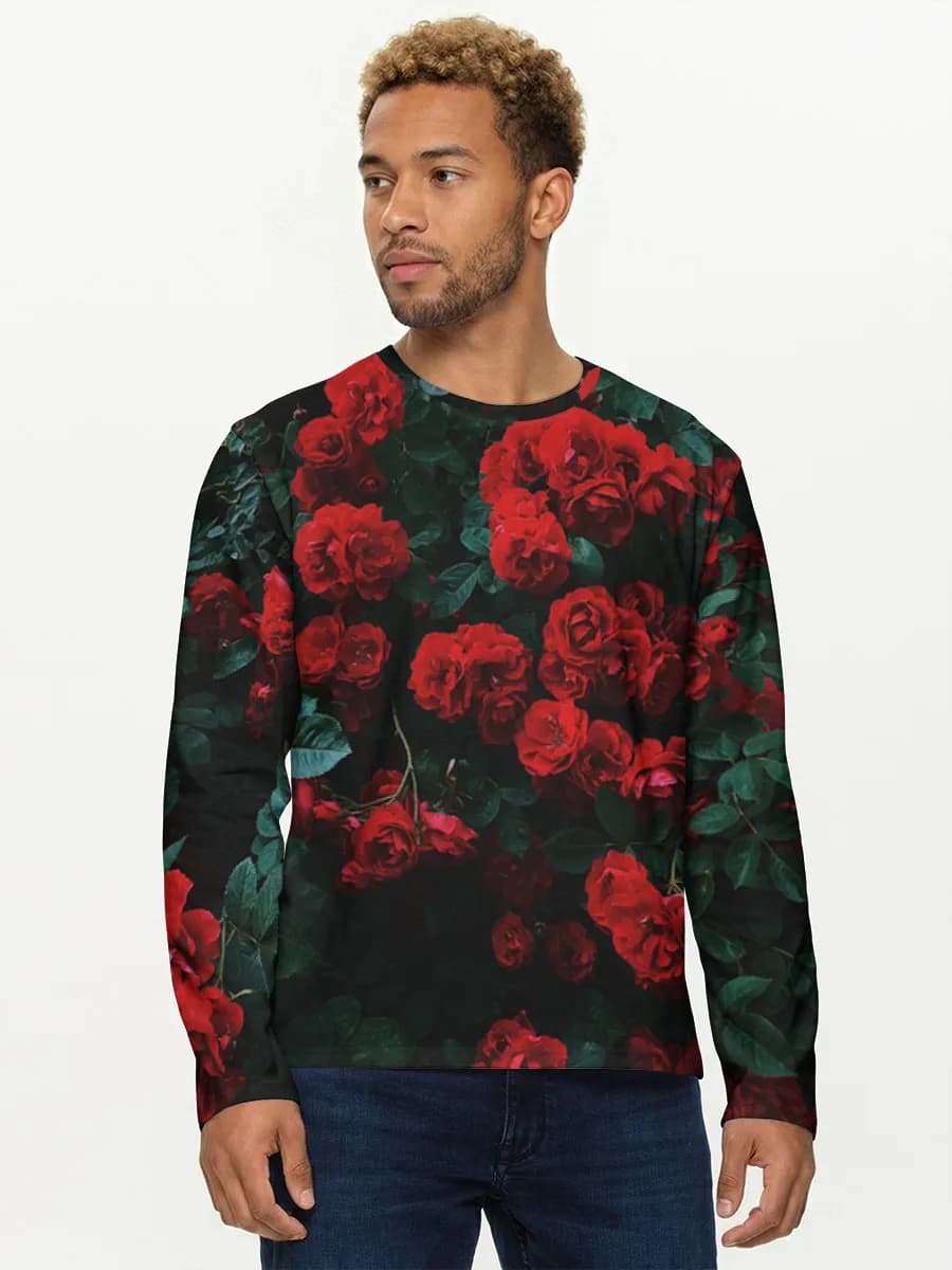 T-shirt Coton Manches Longues Homme