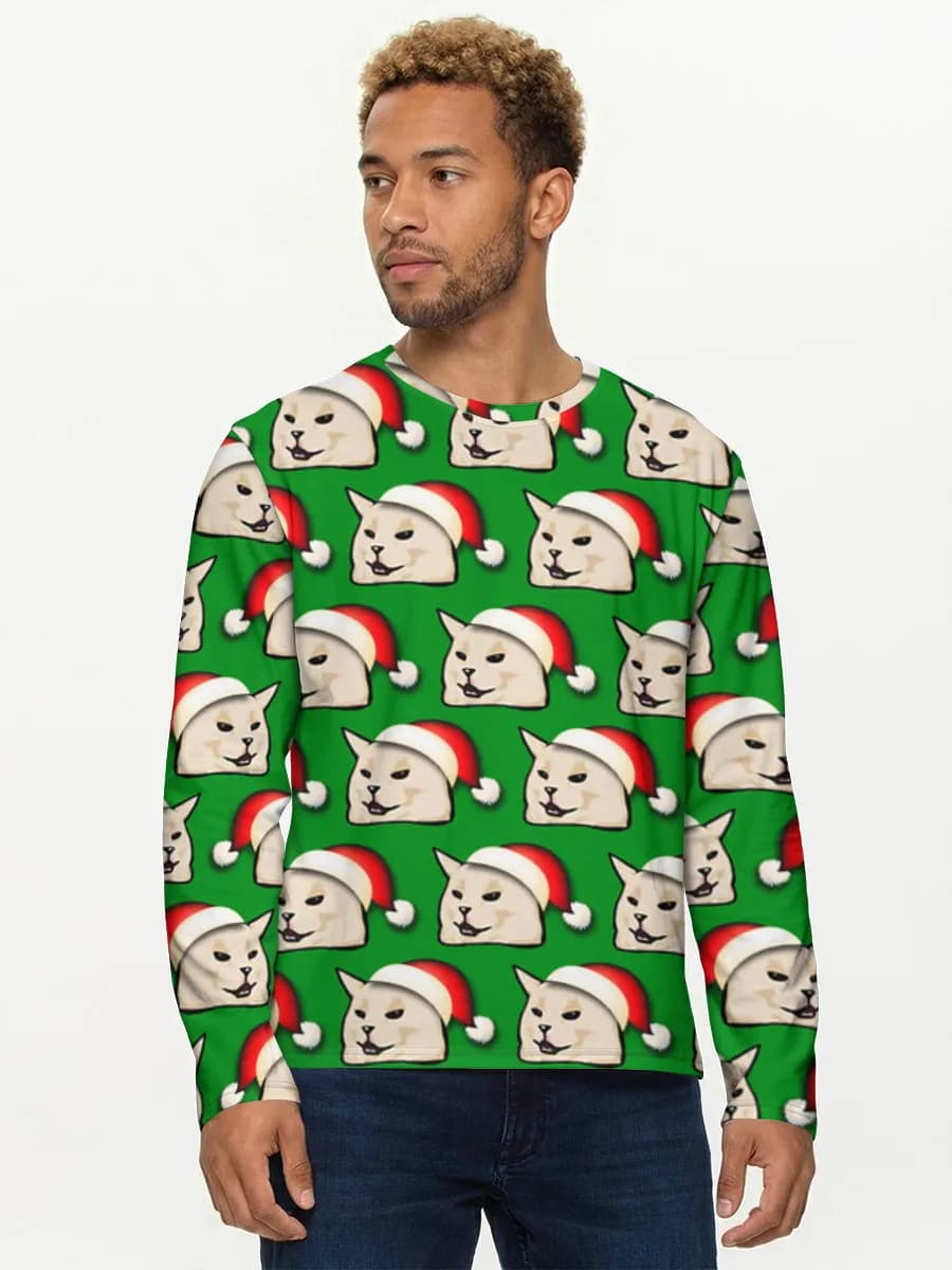 Men's cotton long sleeve shirt
