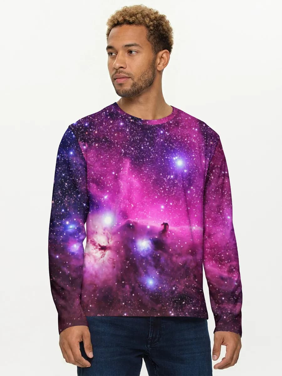 Men's cotton long sleeve shirt