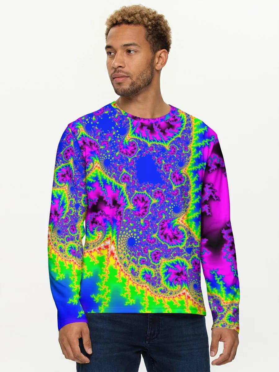 Men's cotton long sleeve shirt