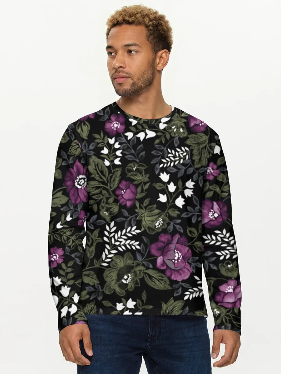 Men's cotton long sleeve shirt