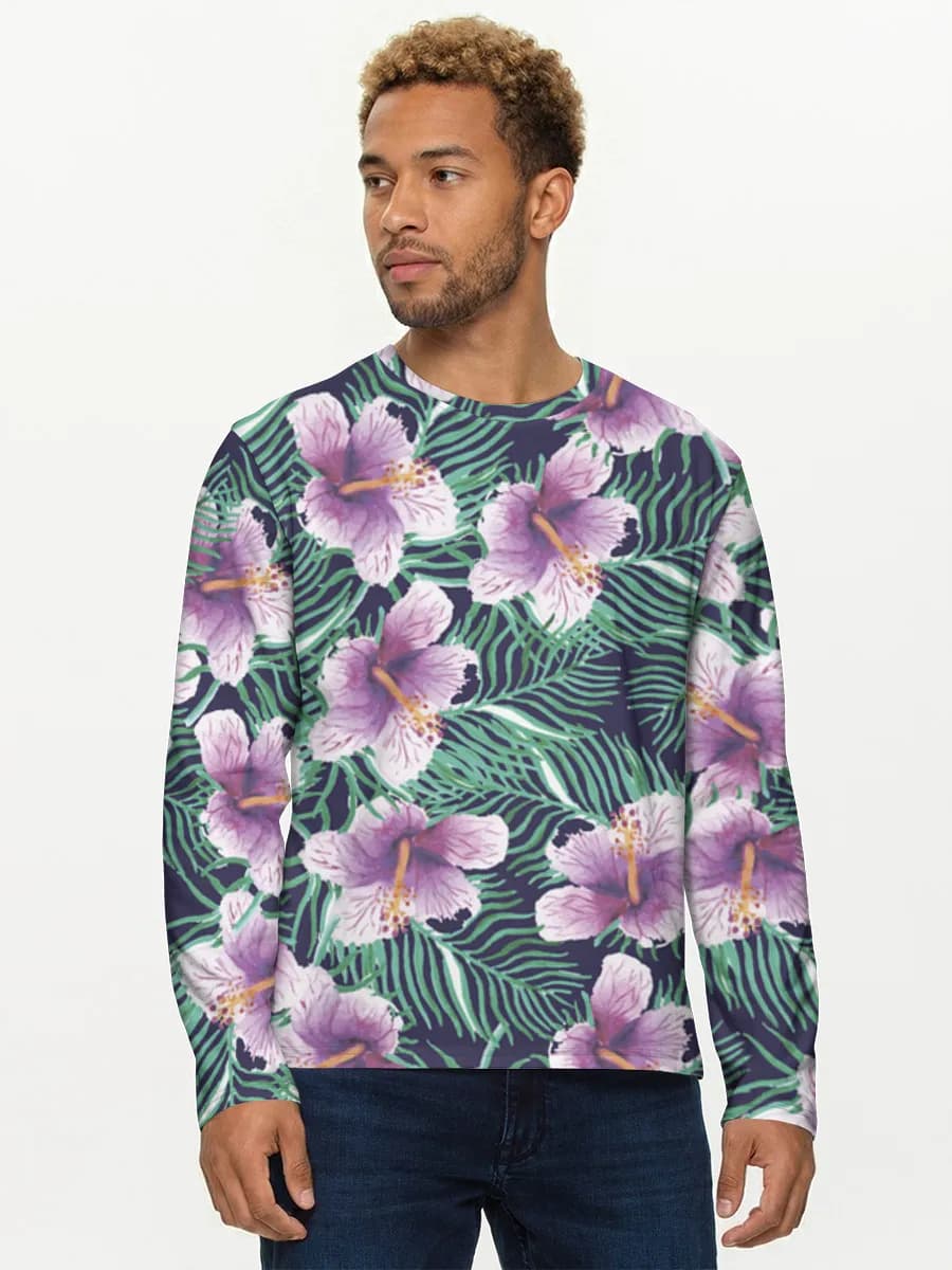Men's cotton long sleeve shirt