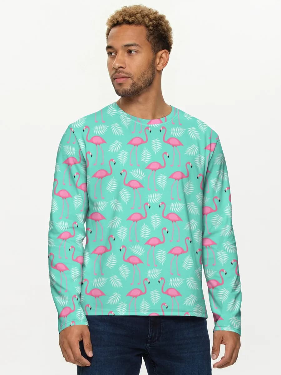 Men's cotton long sleeve shirt
