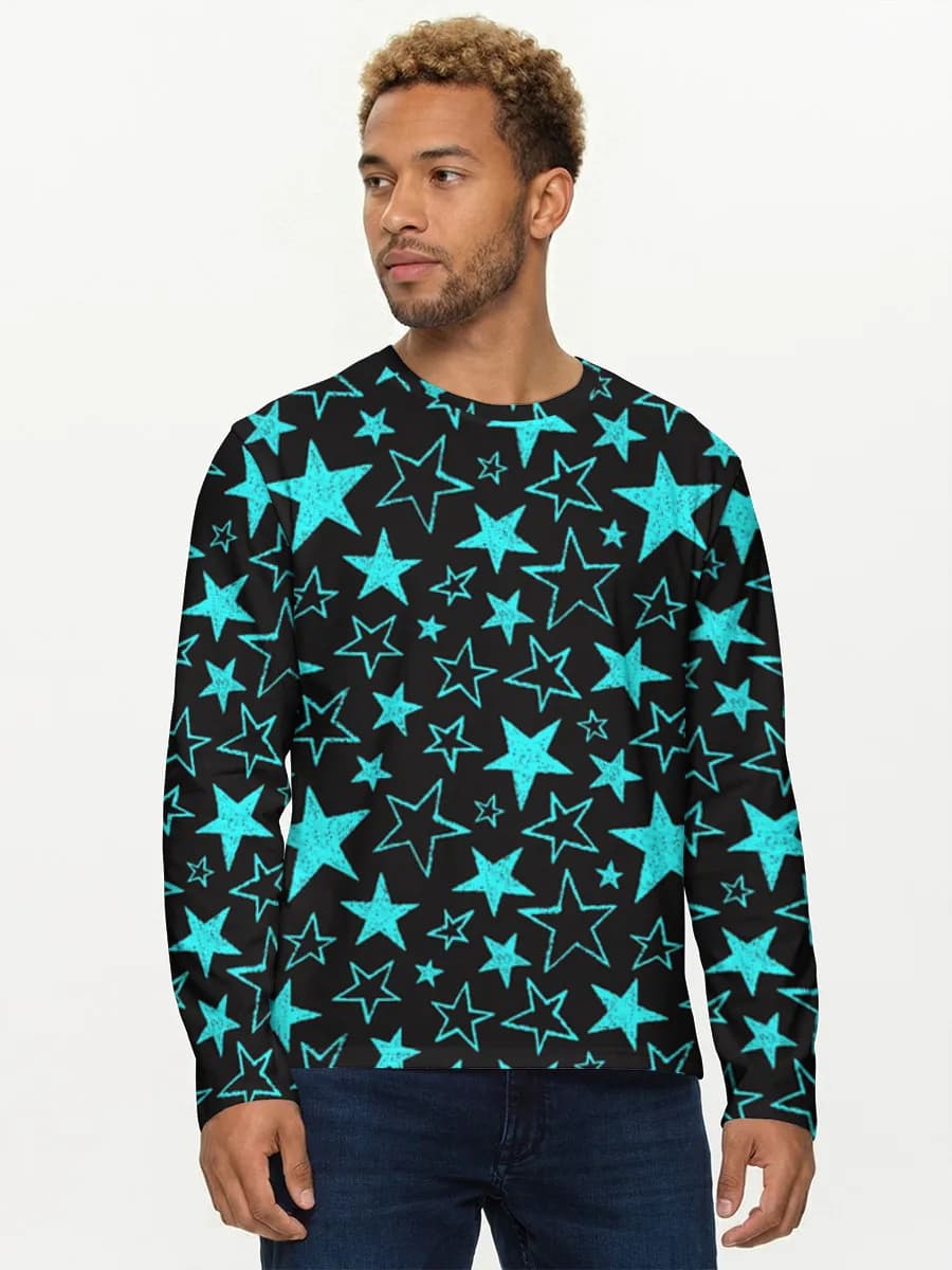 T-shirt Coton Manches Longues Homme