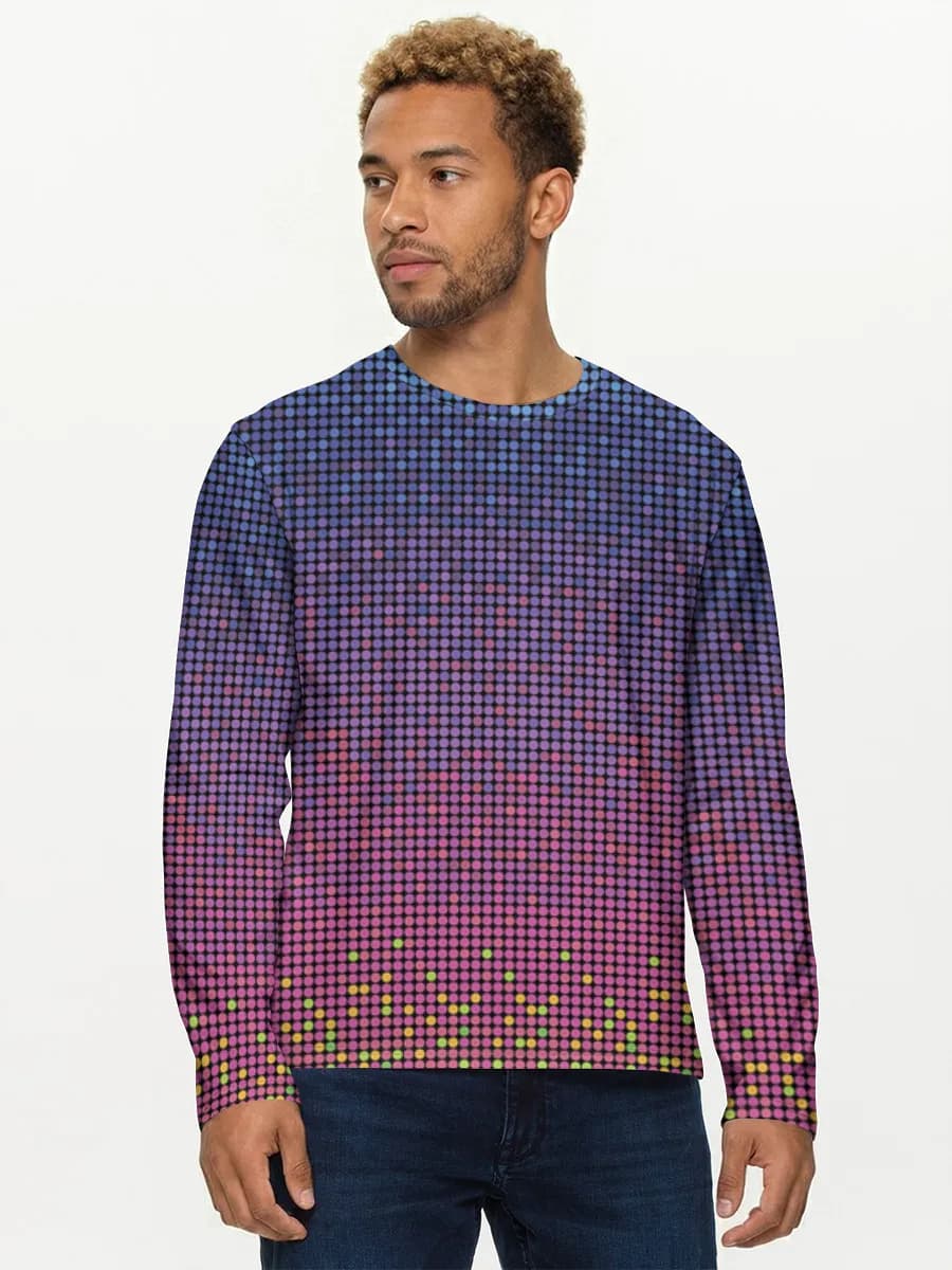 Men's cotton long sleeve shirt
