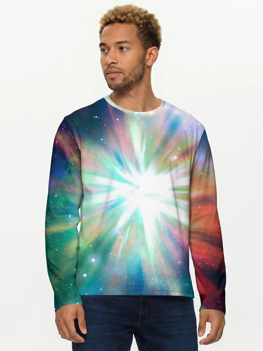 Men's cotton long sleeve shirt