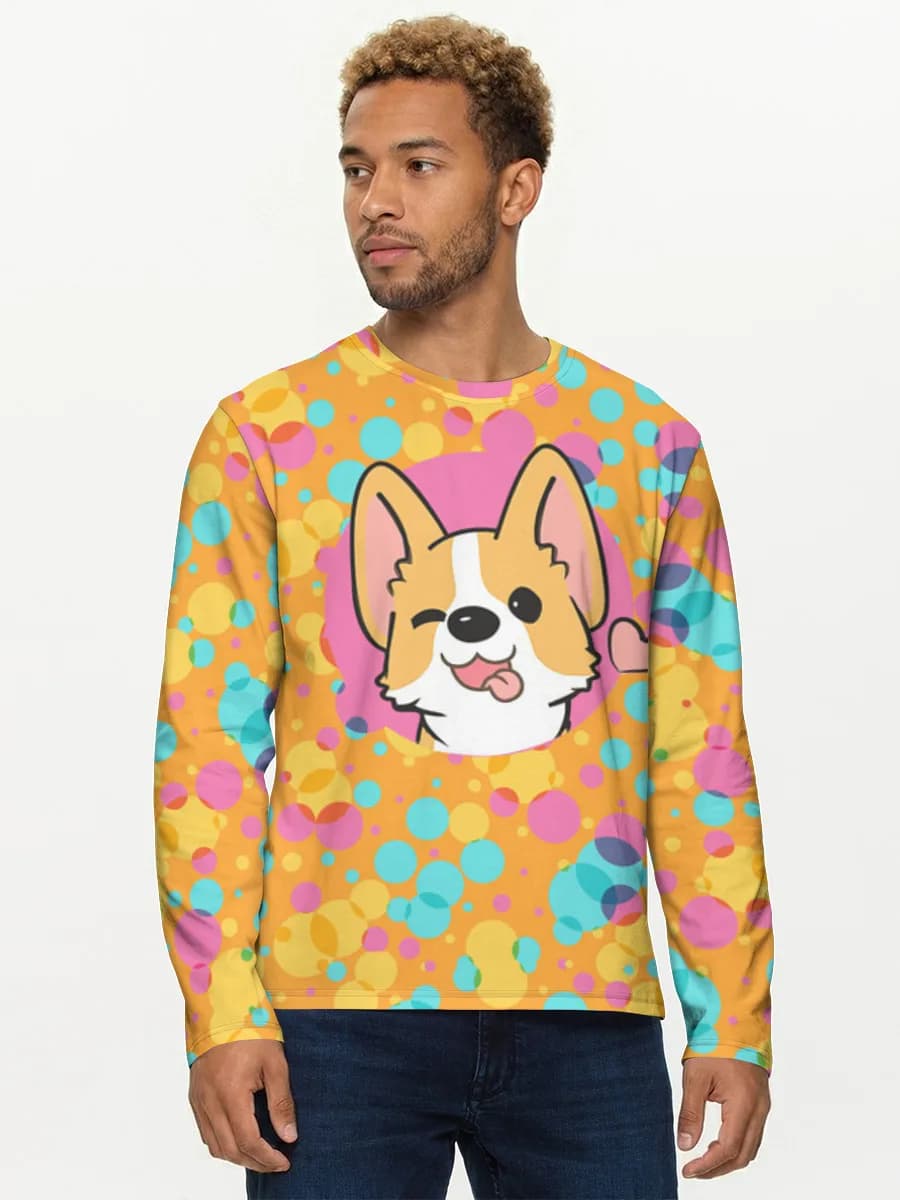 Men's cotton long sleeve shirt