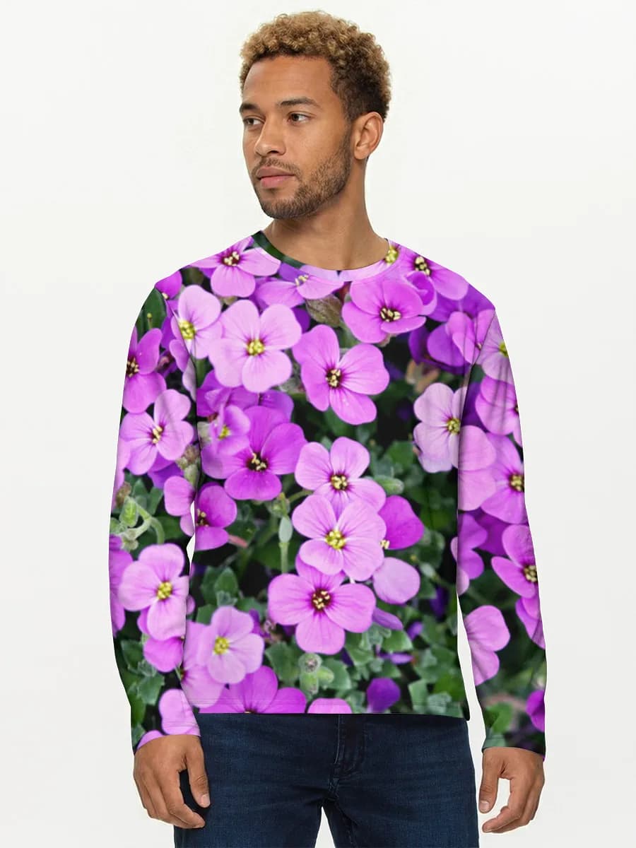 T-shirt Coton Manches Longues Homme