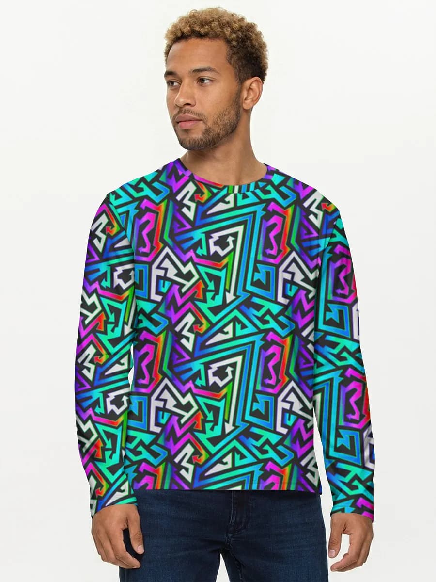 Men's cotton long sleeve shirt