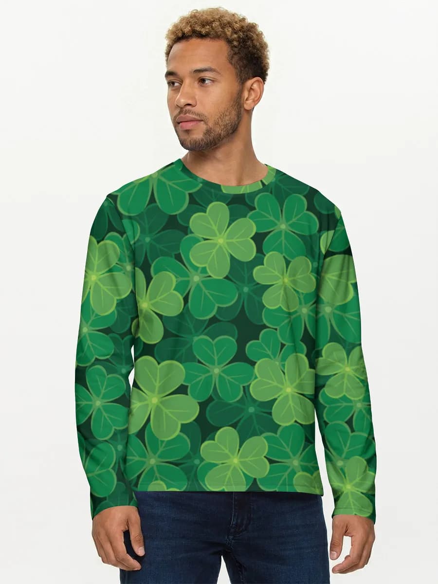 T-shirt Coton Manches Longues Homme
