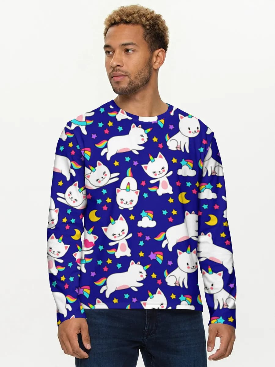 Men's cotton long sleeve shirt
