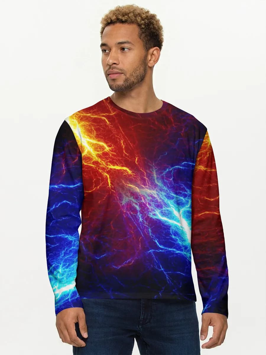 T-shirt Coton Manches Longues Homme