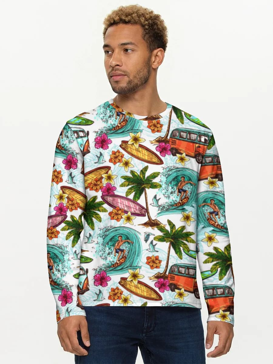 Men's cotton long sleeve shirt