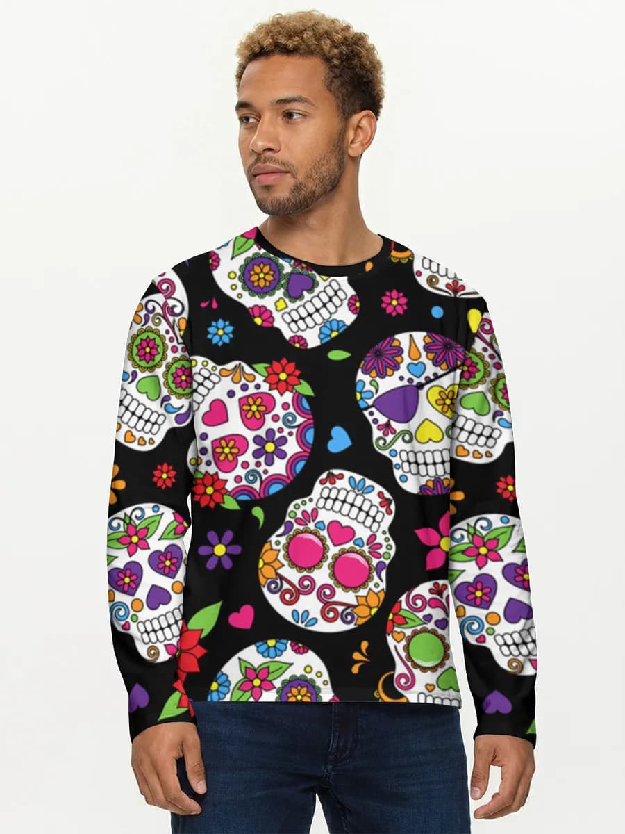 T-shirt Coton Manches Longues Homme