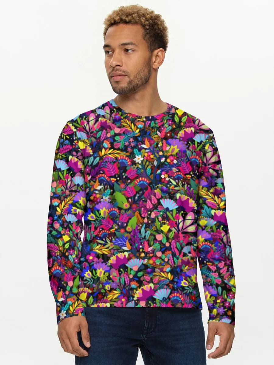 Men's cotton long sleeve shirt