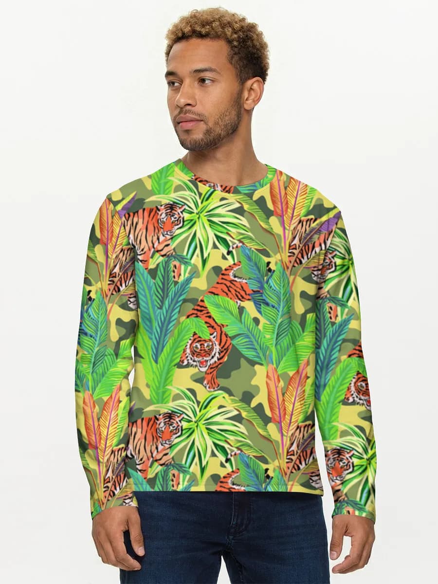 Men's cotton long sleeve shirt