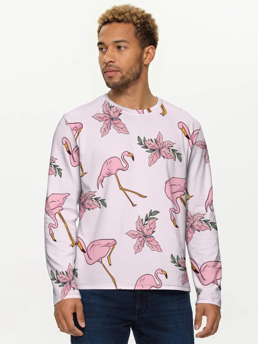 Men's cotton long sleeve shirt
