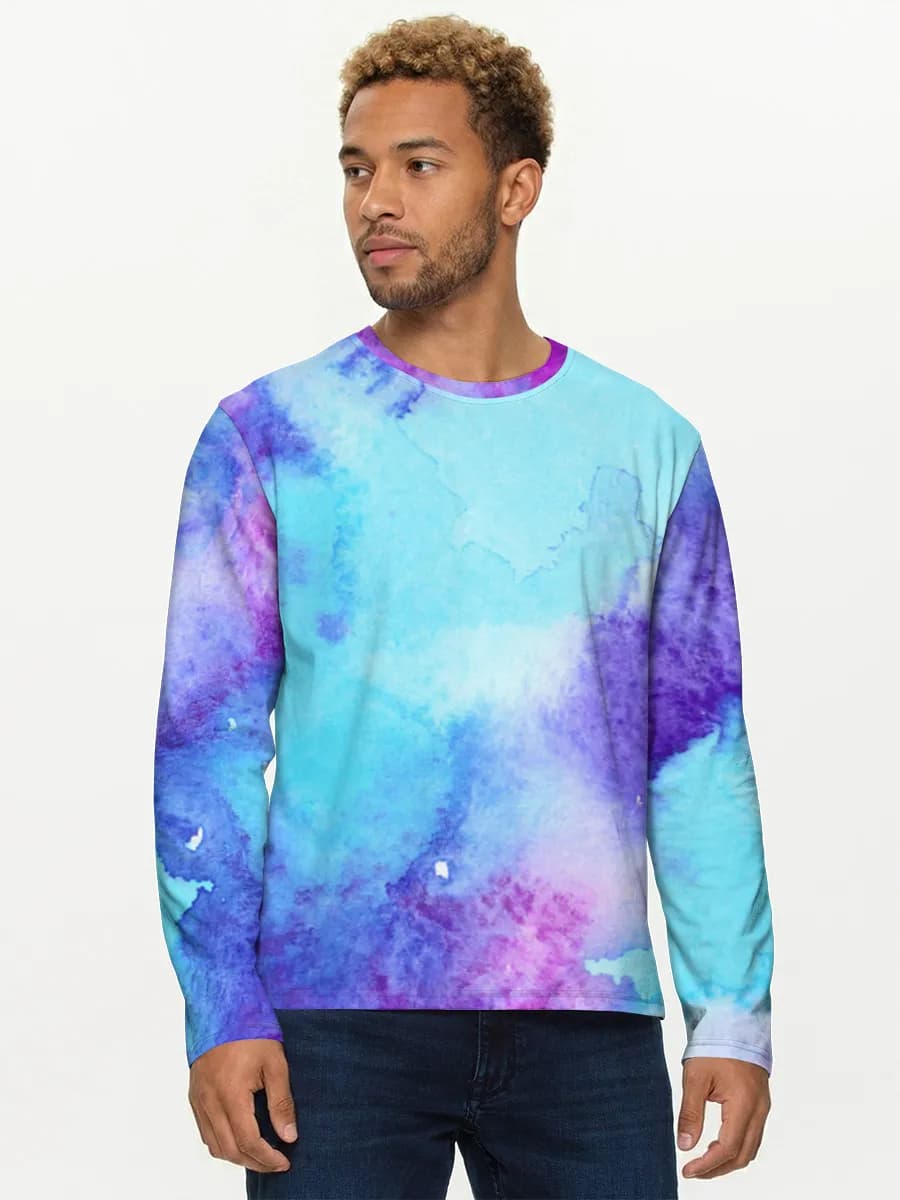 Men's cotton long sleeve shirt