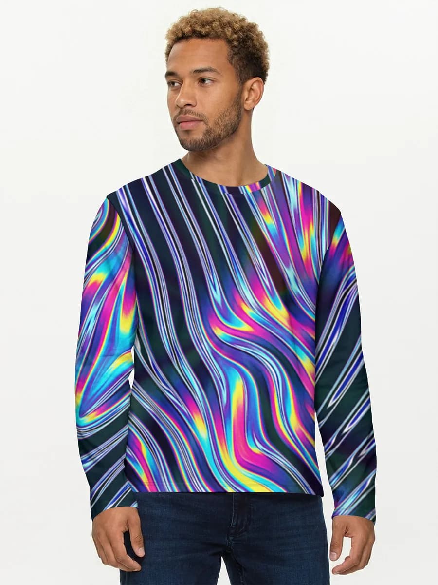 Men's cotton long sleeve shirt