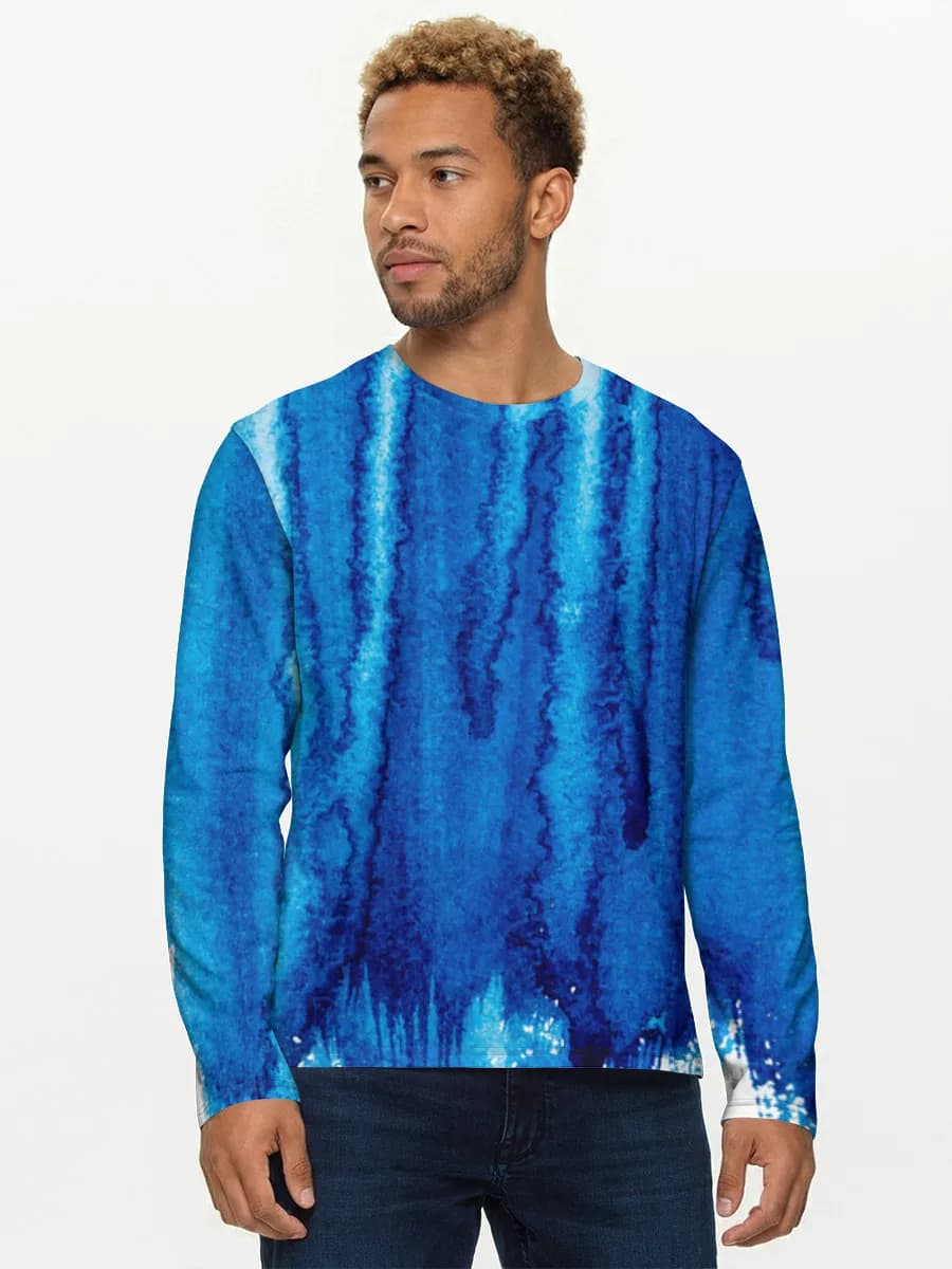 Men's cotton long sleeve shirt