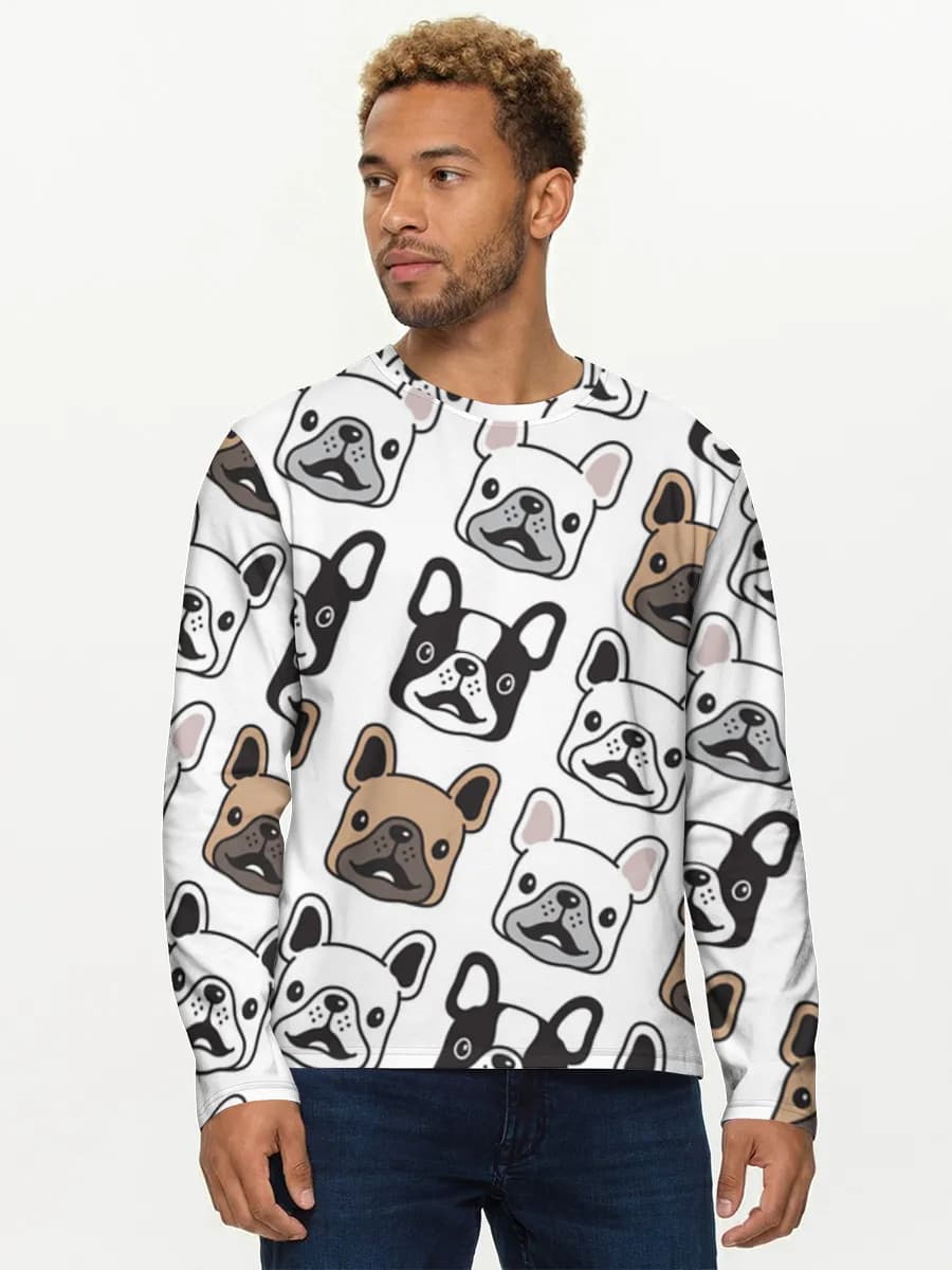 Men's cotton long sleeve shirt