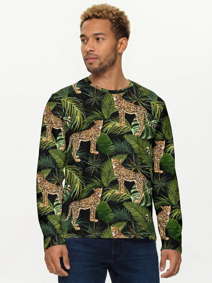 Men's cotton long sleeve shirt
