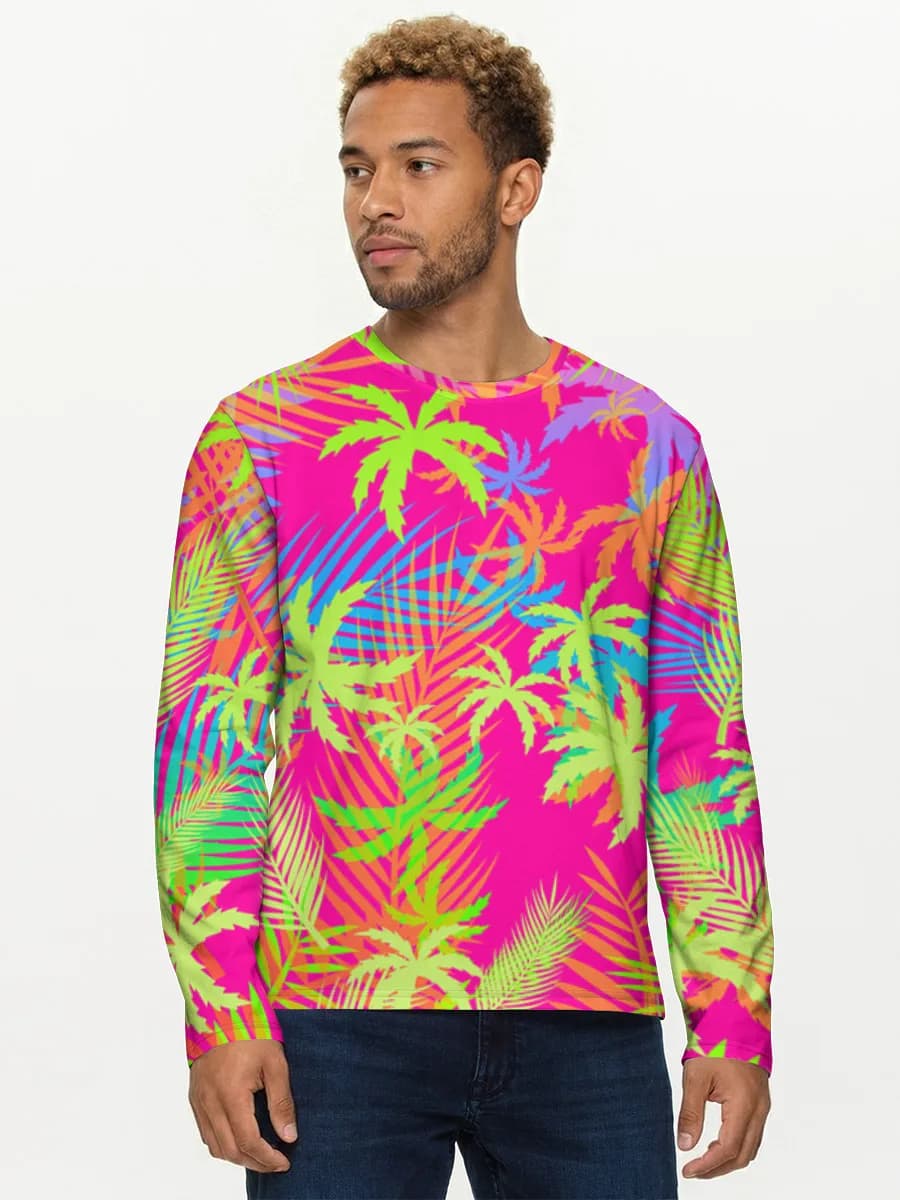 Men's cotton long sleeve shirt