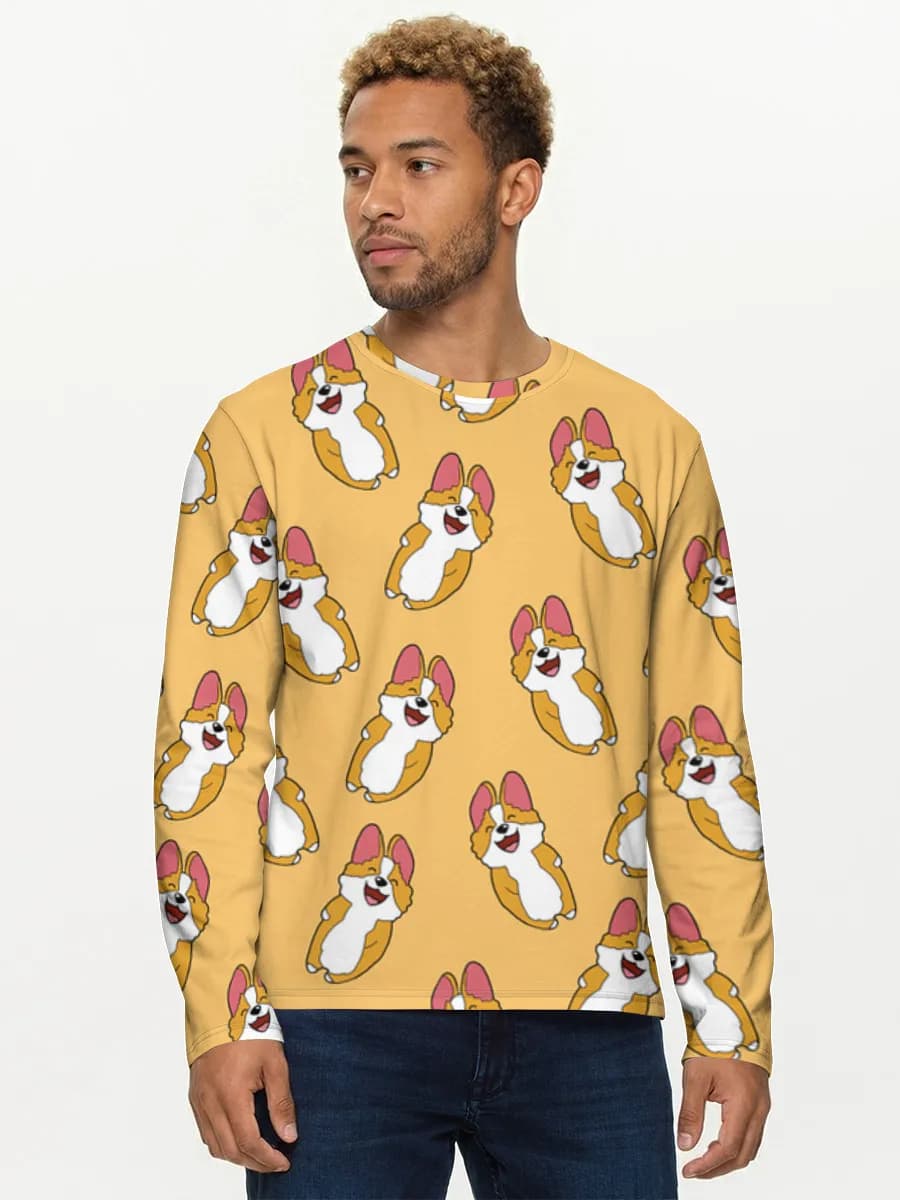 Men's cotton long sleeve shirt
