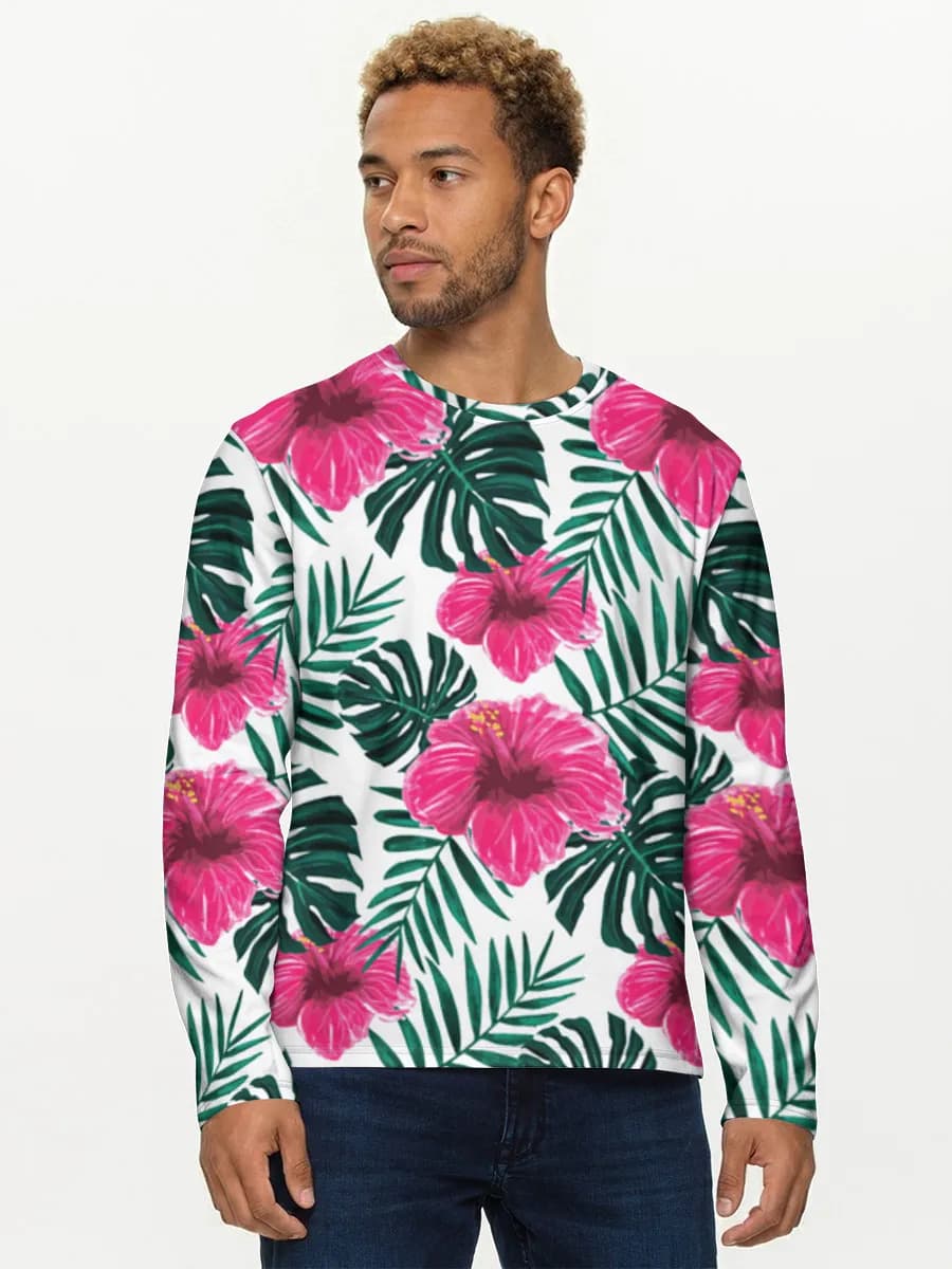 Men's cotton long sleeve shirt
