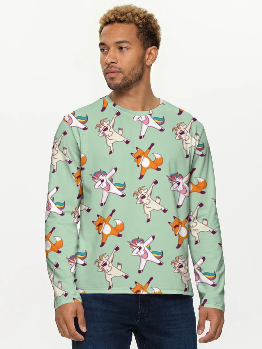 Men's cotton long sleeve shirt