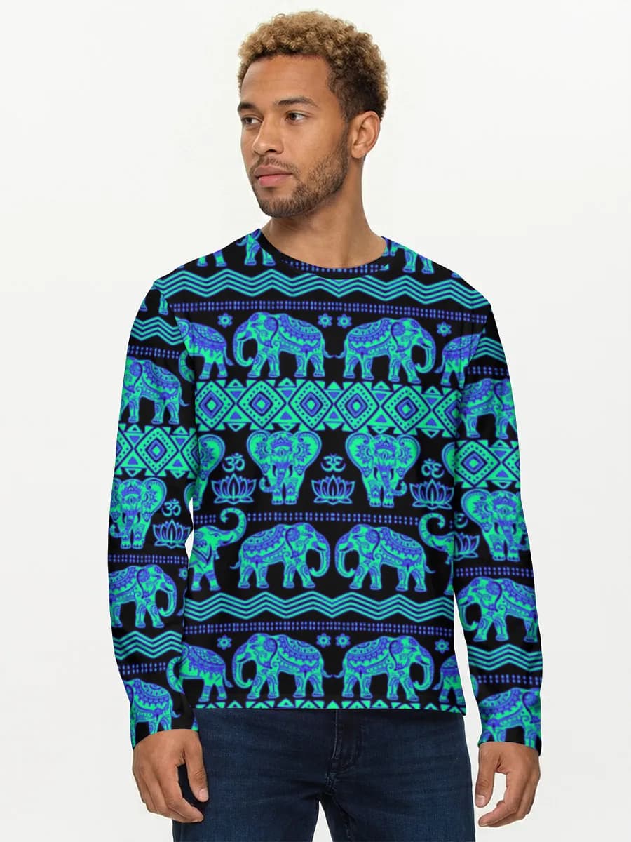 T-shirt Coton Manches Longues Homme