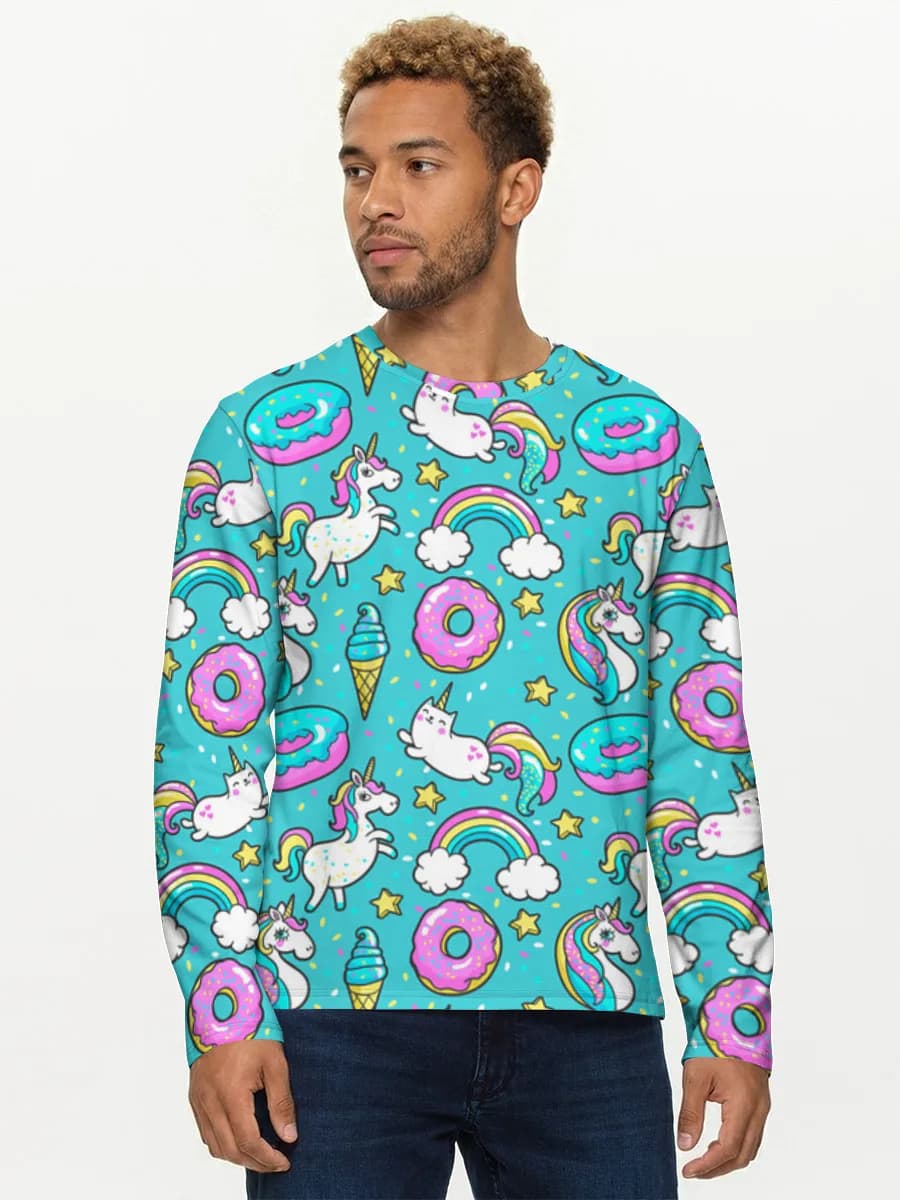 Men's cotton long sleeve shirt