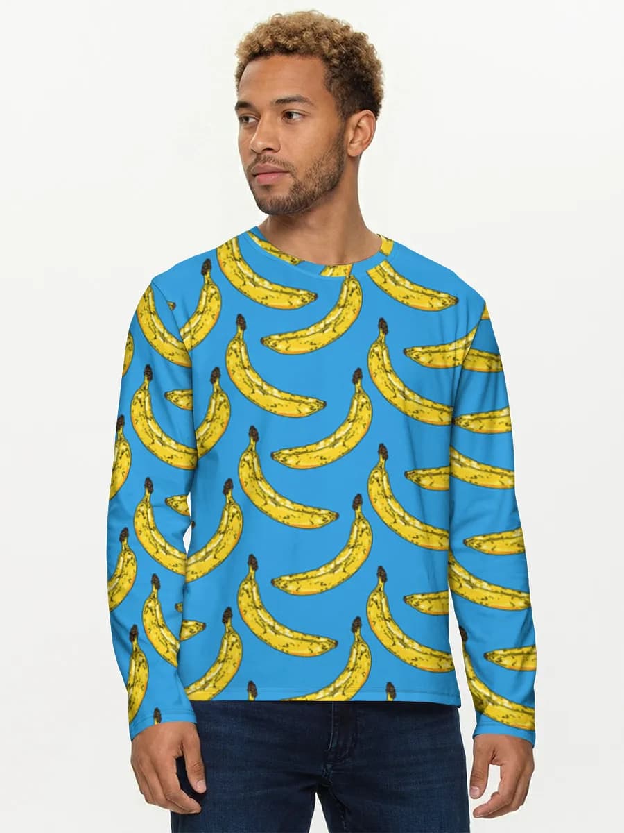 T-shirt Coton Manches Longues Homme