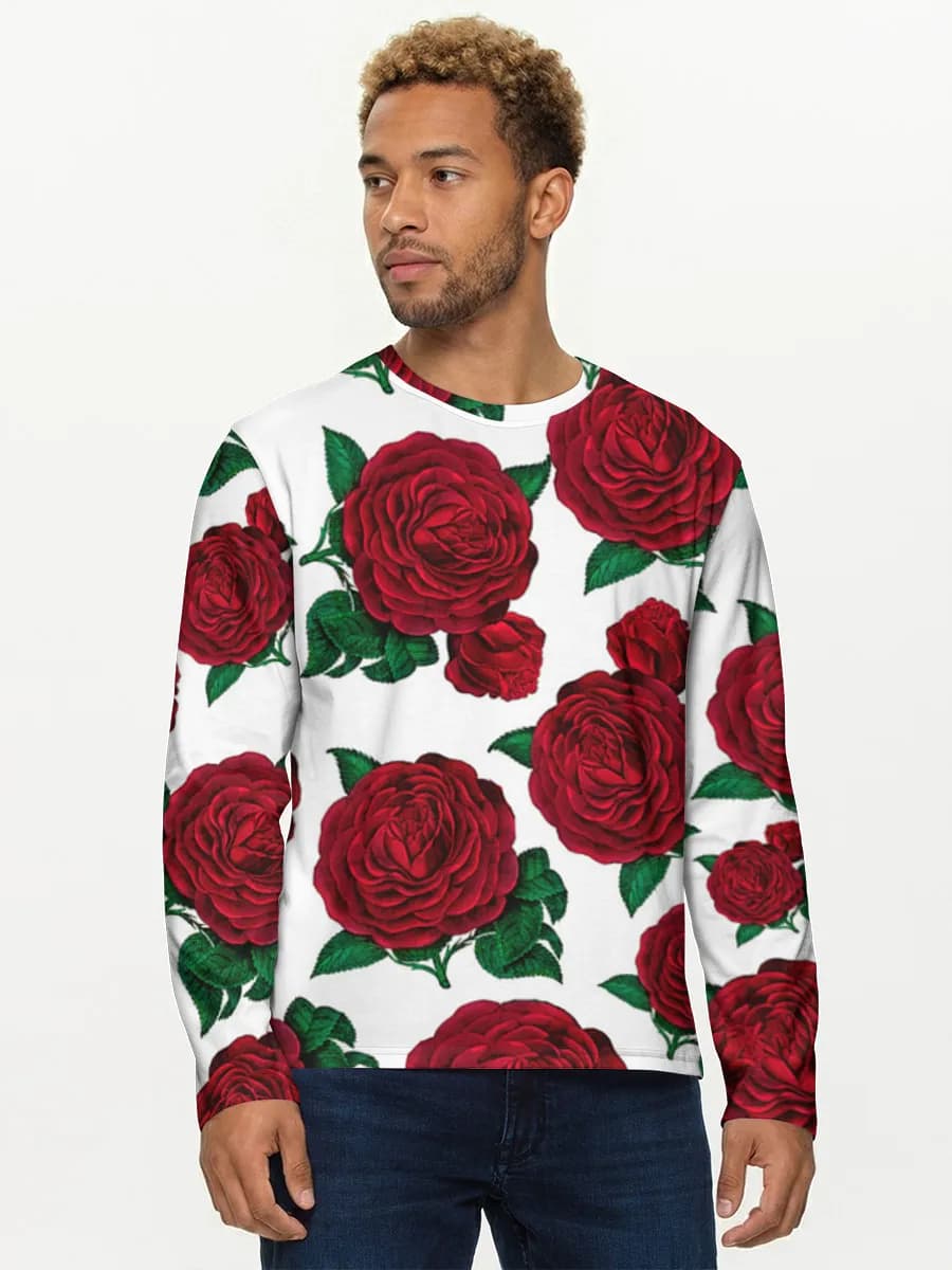 Men's cotton long sleeve shirt